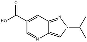 2-(propan-2-yl)-2H-pyrazolo[4,3-b]pyridine-6-carb
oxylic acid Structure