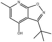 Isoxazolo[5,4-b]pyridin-4-ol, 3-(1,1-dimethylethyl)-6-methyl- Structure