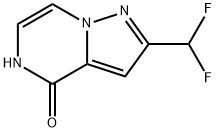 2-(difluoromethyl)pyrazolo[1,5-a]pyrazin-4-ol Structure