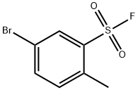 5-Bromo-2-methylbenzenesulfonyl fluoride Structure