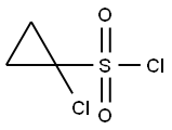 Cyclopropanesulfonyl chloride, 1-chloro- Structure