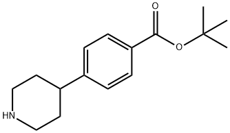 4-Piperidin-4-yl-benzoic acid tert-butyl ester Structure