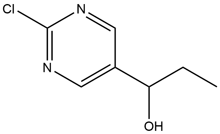 5-Pyrimidinemethanol, 2-chloro-α-ethyl- 구조식 이미지