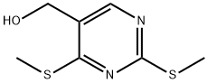 2,4-Bis(methylthio)-5-pyrimidinemethanol Structure