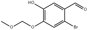 2-bromo-5-hydroxy-4-(methoxymethoxy)benzaldehyde 구조식 이미지