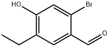 Benzaldehyde, 2-bromo-5-ethyl-4-hydroxy- 구조식 이미지