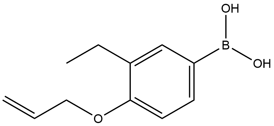 B-[3-Ethyl-4-(2-propen-1-yloxy)phenyl]boronic acid Structure