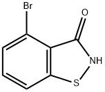 1,2-Benzisothiazol-3(2H)-one, 4-bromo- Structure