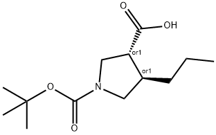 rac-(3R,4R)-1-[(tert-butoxy) Structure