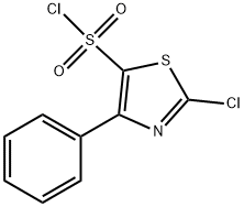 2-chloro-4-phenyl-1,3-thiazole-5-sulfonyl chloride Structure