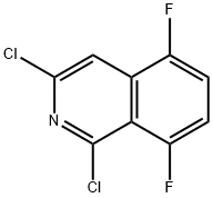 1,3-dichloro-5,8-difluoroisoquinoline Structure