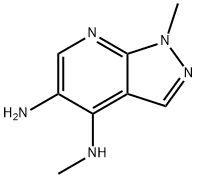 N1,4-dimethyl-1H-pyrazolo[3,4-b]pyridine-4,5-dia
mine Structure