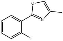 2-(2-fluorophenyl)-4-methyl-1,3-oxazole Structure