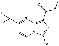 methyl 6-bromo-2-(trifluoromethyl)imidazo[1,5-a]pyrimidine-8-carboxylate Structure