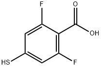 2,6-difluoro-4-sulfanylbenzoic acid Structure