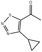 1-(4-cyclopropyl-1,2,3-thiadiazol-5-yl)ethan-1-one Structure