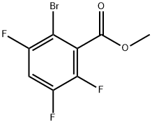 Benzoic acid, 2-bromo-3,5,6-trifluoro-, methyl ester Structure