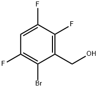 Benzenemethanol, 2-bromo-3,5,6-trifluoro- Structure