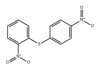 Benzene, 1-nitro-2-[(4-nitrophenyl)thio]- Structure