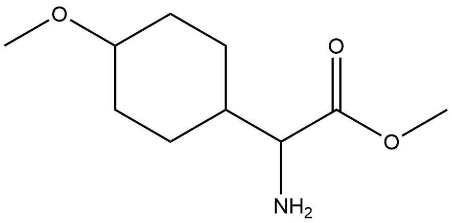 methyl 2-amino-2-(4-methoxycyclohexyl)acetate Structure