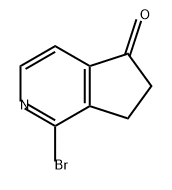 5H-Cyclopenta[c]pyridin-5-one, 1-bromo-6,7-dihydro- Structure