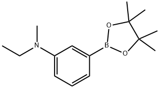 3-ethyl(methyl)aminophenylboronic acid picol ester 구조식 이미지