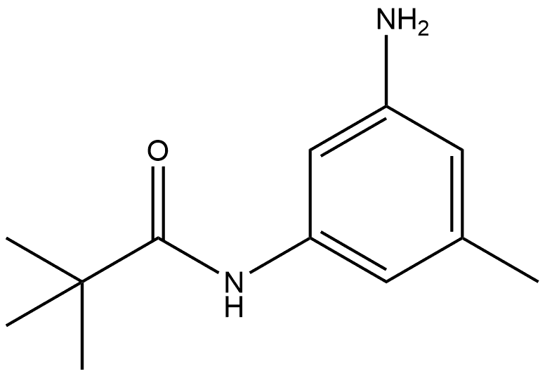 N-(3-Amino-5-methylphenyl)-2,2-dimethylpropanamide Structure