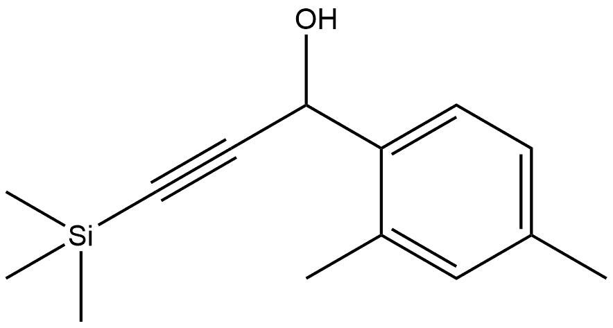 2,4-Dimethyl-α-[2-(trimethylsilyl)ethynyl]benzenemethanol Structure