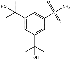 3,5-Bis(2-hydroxypropan-2-yl)benzenesulfonamide 구조식 이미지