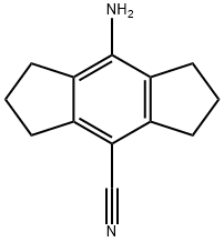 s-Indacene-4-carbonitrile, 8-amino-1,2,3,5,6,7-hexahydro- Structure