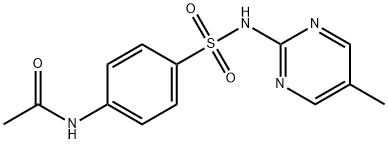 Acetamide, N-[4-[[(5-methyl-2-pyrimidinyl)amino]sulfonyl]phenyl]- Structure