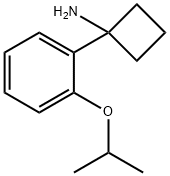 1-[2-(propan-2-yloxy)phenyl]cyclobutan-1-amine 구조식 이미지