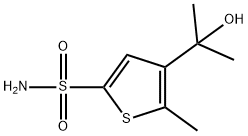 4-(1-Hydroxy-1-methylethyl)-5-methyl-2-thiophenesulfonamide Structure