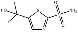 2-Thiazolesulfonamide, 5-(1-hydroxy-1-methylethyl)- 구조식 이미지