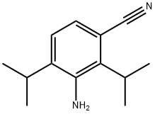 Benzonitrile, 3-amino-2,4-bis(1-methylethyl)- Structure