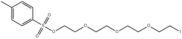 Ethanol, 2-[2-[2-(2-iodoethoxy)ethoxy]ethoxy]-, 1-(4-methylbenzenesulfonate) Structure