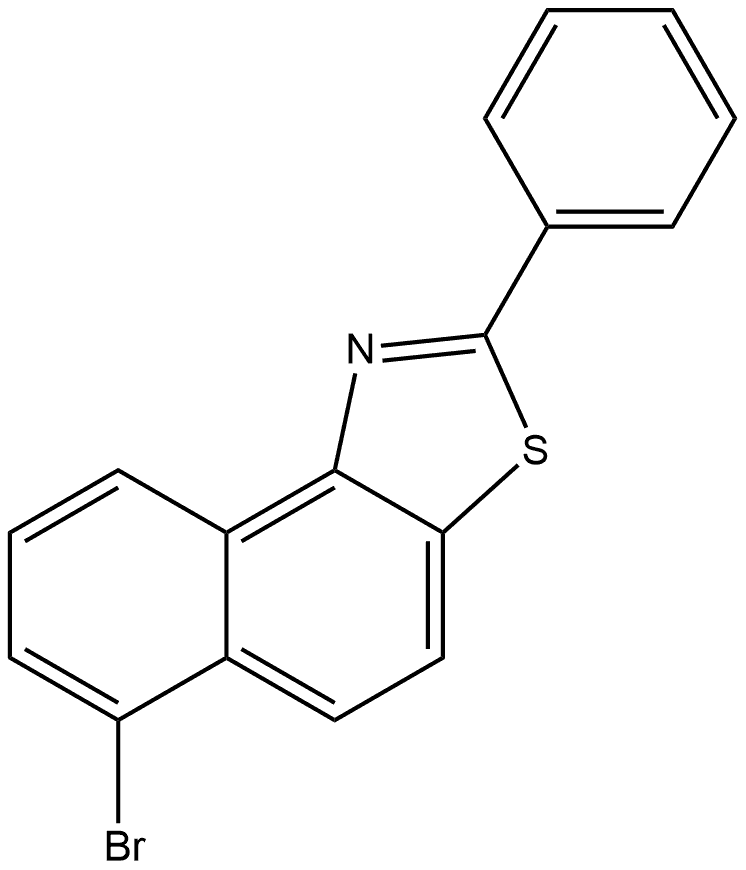 6-Bromo-2-phenylnaphtho[1,2-d]thiazole Structure