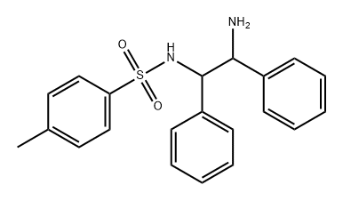 Benzenesulfonamide, N-(2-amino-1,2-diphenylethyl)-4-methyl- Structure