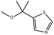 5-(1-Methoxy-1-methylethyl)thiazole Structure