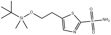 5-[2-[[(1,1-Dimethylethyl)dimethylsilyl]oxy]ethyl]-2-thiazolesulfonamide Structure