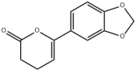 2H-Pyran-2-one, 6-(1,3-benzodioxol-5-yl)-3,4-dihydro- 구조식 이미지