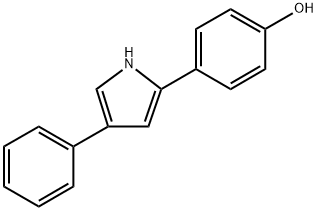 4-(4-phenyl-1H-pyrrol-2-yl)phenol Structure