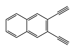 Naphthalene, 2,3-diethynyl- Structure