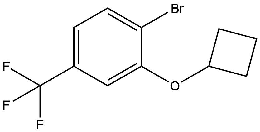 1-Bromo-2-(cyclobutyloxy)-4-(trifluoromethyl)benzene Structure