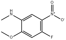 Benzenamine, 4-fluoro-2-methoxy-N-methyl-5-nitro- Structure