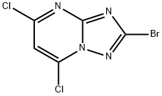 2-Bromo-5,7-dichloro[1,2,4]triazolo[1,5-a]pyrimidine Structure