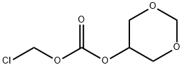 Carbonic acid, chloromethyl 1,3-dioxan-5-yl ester Structure