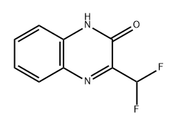 2(1H)-Quinoxalinone, 3-(difluoromethyl)- Structure