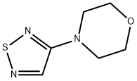 Morpholine, 4-(1,2,5-thiadiazol-3-yl)- Structure