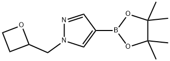 1-[(oxetan-2-yl)methyl]-4-(tetramethyl-1,3,2-dioxaborolan-2-yl)-1H-pyrazole Structure